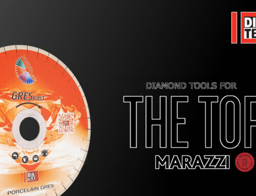 Diamond tools for THE TOP slabs by MARAZZI